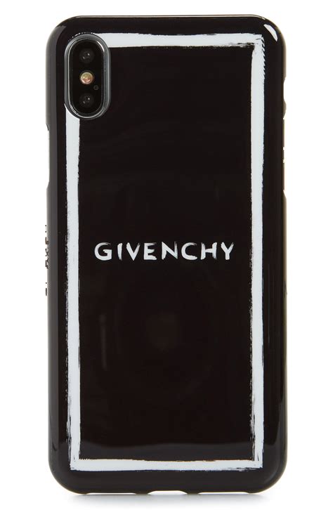 logo-print iphone x case 90 givenchy|Printed Iphone X cover .